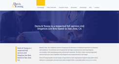 Desktop Screenshot of davisyounglaw.com